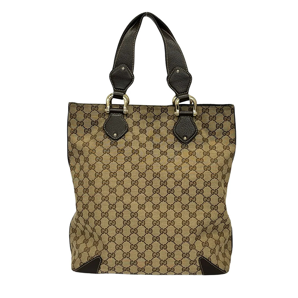 Gucci Gg Dark Brown Khaki Jacquard #373076G58B